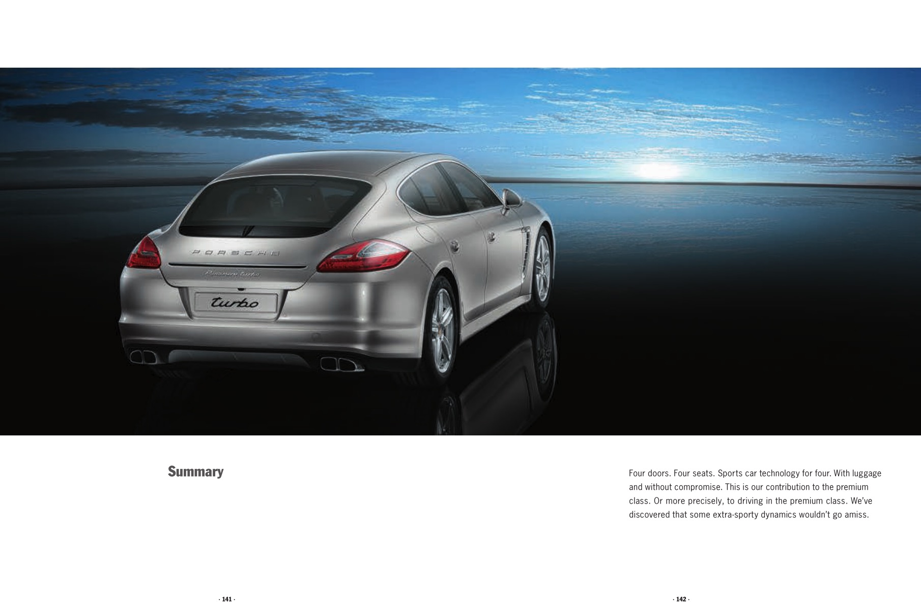 2012 Porsche Panamera Brochure Page 74